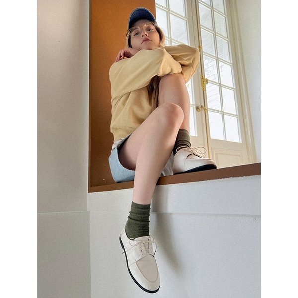 [리퍼브]Veroni 슬림 라운드 옥스퍼드 로퍼(1cm)_APF374 l 2colors
