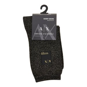 ARMANI EXCHANGE 여성 메탈릭 숏 삭스 A421350500000