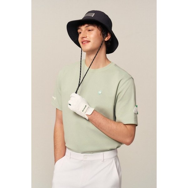 [여주점] 남성 라운드넥 그래픽 티셔츠 GR121MRS21 MINT