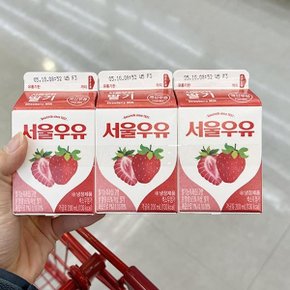 서울 딸기우유 200ml x 3 x 2개