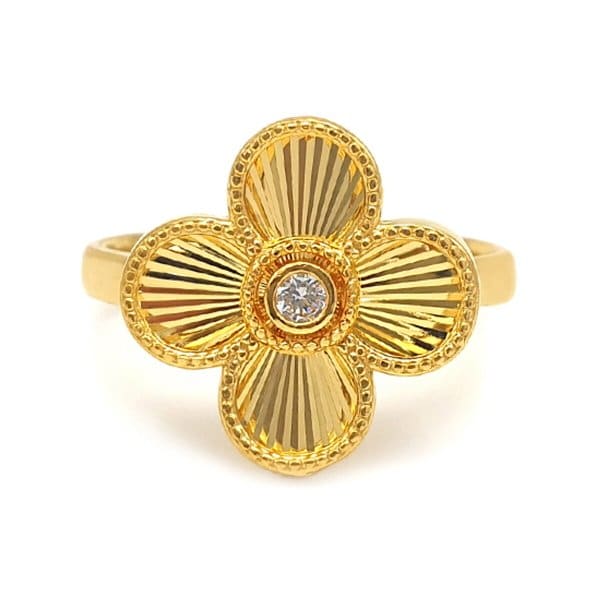 [골드리카]순금 플로리아 반지 3.75g(99.9)