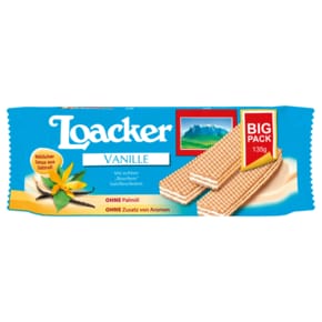 로아커 Loacker 바닐라 와플 웨이퍼 135g