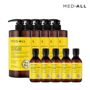 메디올 탈모완화 샴푸 800ml 5개+100ml 5개