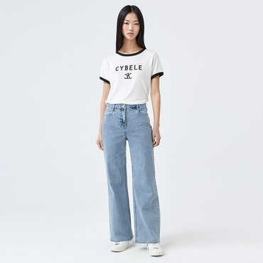 케네스레이디 레직기 슬림 부츠컷 데님 팬츠 EWDPOF0300