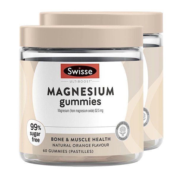 스위스 마그네슘 Swisse Magnesium 60구미 2개