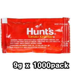 Hunt`s 헌트 네추럴 토마토 케첩 9g 1000개