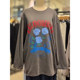 LAP [파주점] 랩 블루밍 로즈 박시티셔츠 AR1CT263