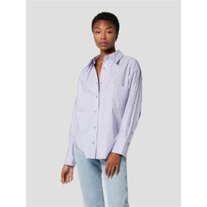 이큅먼트 SERGINE LONG SLEEVE COTTON SHIRT - LAVENDER PURPLE