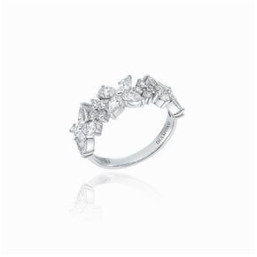 [로이드(LLOYD)] (손예진반지)튜더로즈 페어컷 다이아몬드 반지 (LRF24050D)