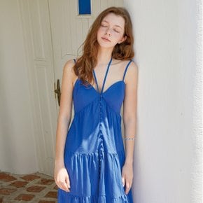 블랑 홀터 드레스 블루
