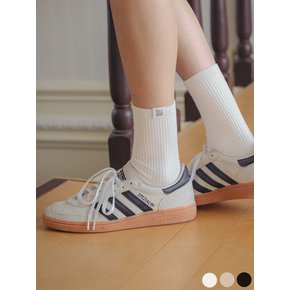 TID cotton ribbed socks[3color]