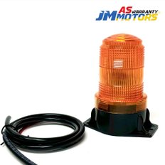 제이스 자석형 LED경광등 + KS인증 전선 2M 노랑색 빨강색 선택 지게차 경고등 12V 24V 48V 겸용