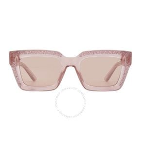 4664392 Jimmy Choo Pink Flash Square Ladies Sunglasses