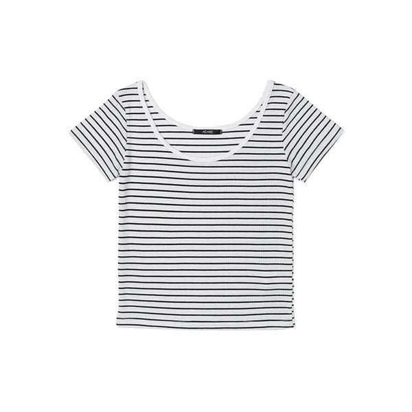 여성 스트라이프반팔티 (WHITE) (HA6ST9A-31)