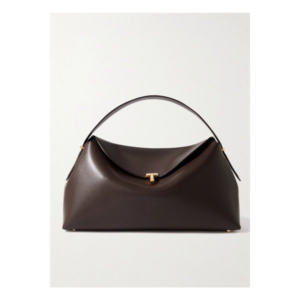 티락 가죽 숄더 백 다크 브라운 1647597339566640