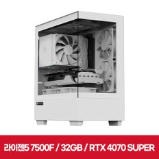 이엠텍 레드빗 PC HERO - R5O201 (R5-7500F / RTX 4070 Super / 32GB (16Gx2) / NVMe 1TB)