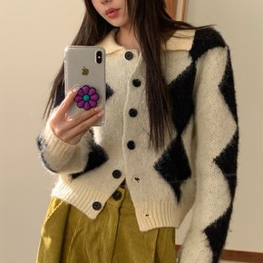 카라 아가일 단가라 가디건