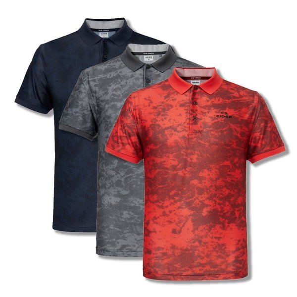 [부산점] 아이스 온 남성 매쉬 그래픽 폴로 티셔츠 DMM25221