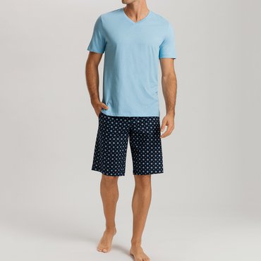 한로 Night & Day 반팔 Pajama Set(75826_regatta tie print)