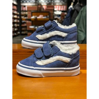 반스 [시흥점] 토들러 스니커즈 셰르파 V 올드스쿨 (블루)(VN000CPZBLU)