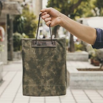 우탄크래프트 우탄크래프트 가방 Foldable Shopping Bag 5L Olive Green