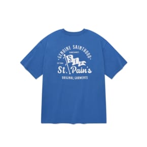 SP SAINT FLAG T SHIRTS-BLUE