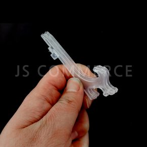 작은 미니 액자 받침대 폭 3인치 높이 7.5cm 투명 지지대 거치대