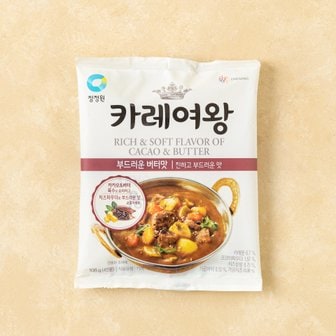 청정원 카레여왕 부드러운버터맛 108g