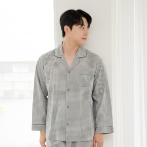 국산 남성 순면 잠옷 세트 고급 효소 바이오 체 커플 파자마 홈웨어 남자 카라 빅사이즈 MAM1929