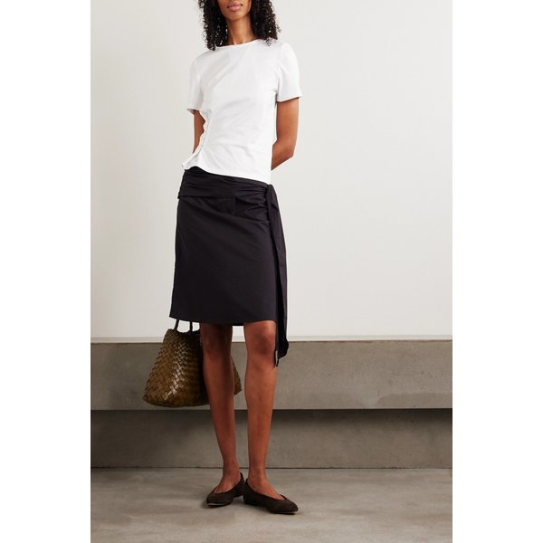 데이지 스튜디오 핀치 개더드 코튼 저지 티셔츠 46376663163021218