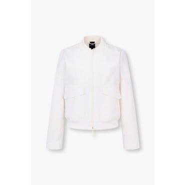 ARMANI EXCHANGE 여성 빅 포켓 디테일 블루종 자켓(A425110506)크림