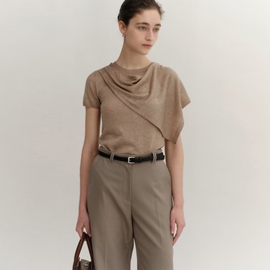 SS24 Margaret Knit Melange-Brown