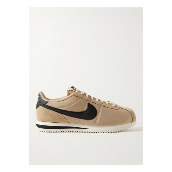 코르테즈 가죽 스웨이드 트리밍 셸 스니커즈 베이지 1647597358690555