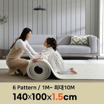 삼바텍 15T PVC 층간소음방지 롤매트 폭 140cm x 1m