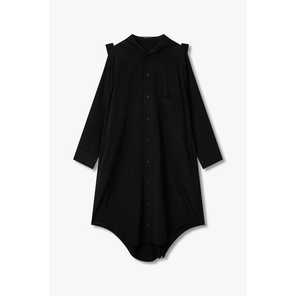 [FEMME] 후디드 크레이프 셔츠 드레스 6615161405000