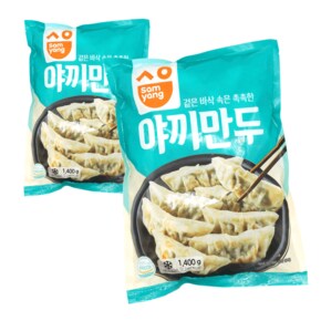 바삭한 야끼만두 노릇노릇한 식감 1.4kg 2팩 기본