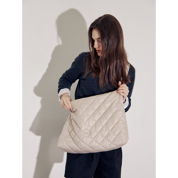 LIND PADDING BAG goldbeige 린드 패딩백 골드베이지