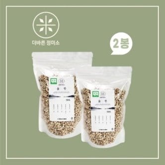  더바른 정미소 유기농 율무 500g *2봉