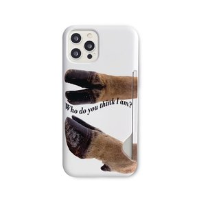 WHO AM I CARD PHONE CASE