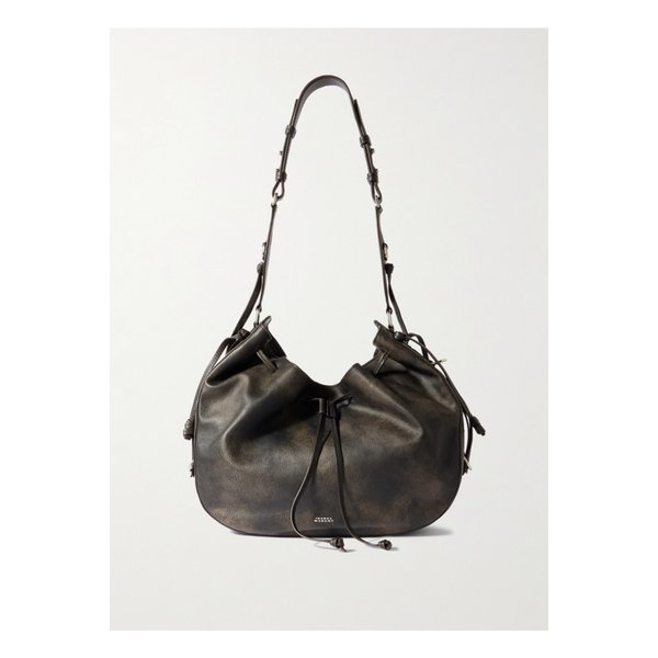 볼튼 디스트레스 가죽 숄더 백 브라운 46376663162937002