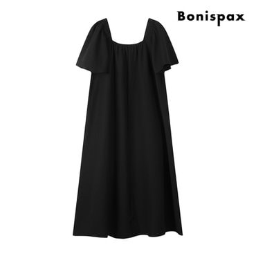 보니스팍스 소매 퍼프 셔링 러블리 롱 원피스 (XP5OP022M0)