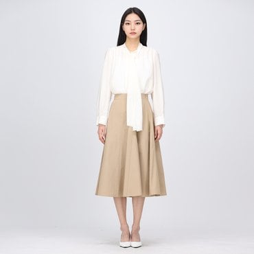 LINE [라인][BYLYNN]베이직 플레어 미디 스커트 NVSKPC9900