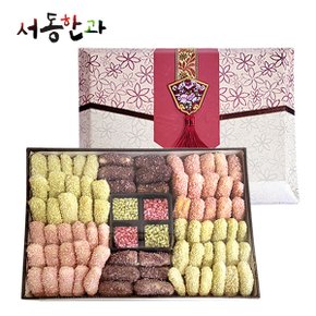 [명절 후 배송] [서동한과] 아름이세트 (3단/내용량1200g내외)