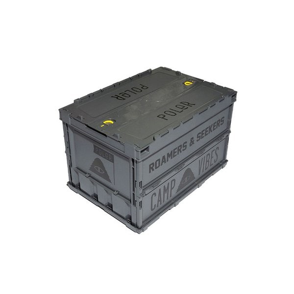 POLER FOLDING CONTAINER GRAY