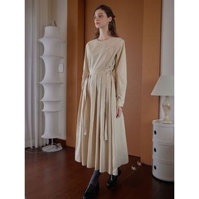 [단독] DITTO BIZO BELT LONG DRESS