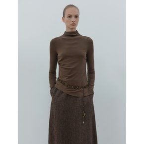 barrel skirt (brown)