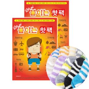 붙이는 핫팩 50 + 줄무늬 수면 양말 5개[31596066]