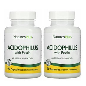 네이쳐플러스 애시도필루스 유산균 Acidophilus con pectin 90 캡슐 2개