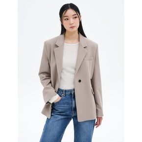 오버핏 테일러드 자켓  베이지 (115211BY2A)