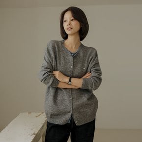 [66-99] 아리엔 라운드넥 루즈핏 베이직 가디건